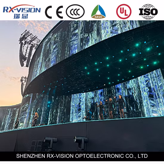 P2.6 Schermo LED da parete per video LED HD a colori per concerti sul palco all'aperto