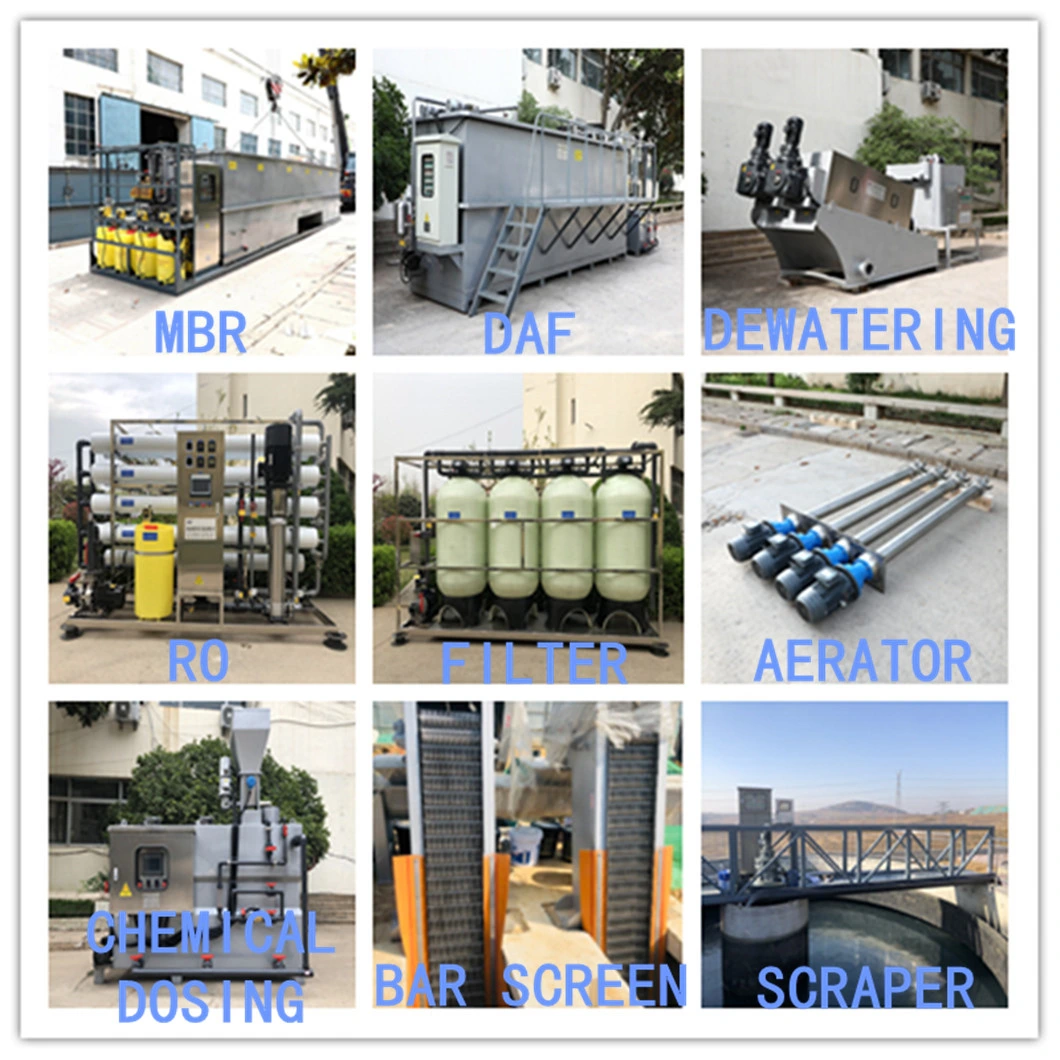 Sewage/Was Twater/Effulent/Grey/Black Water Treatment/Purifier/Filter/Removal/Disposal for Hospital Sewage Treatment Plant Dissolved Air Flotation