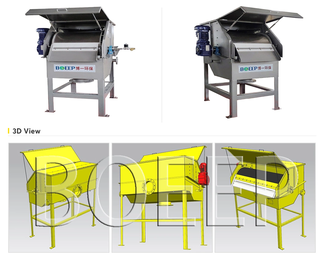 Mechanical Rotary Drum Filter Screens for Wastewater Management Project