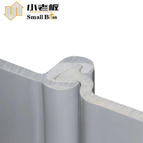 Palancole in PVC di vinile Seawall Palancole in PVC composito durevole FRP Controllo dell'erosione Pali in plastica in PVC per l'abbellimento